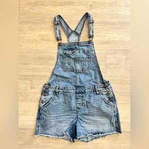Denim Overalls with Adjustable Straps